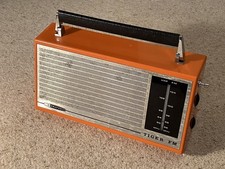HealthKit Tiger FM Retro Transistor Radio .working Order .