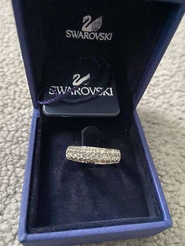 Swarovski silver tone - swarovski, pavé