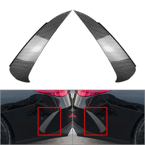 Rear bumper side spoiler - side, fit