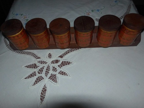 Hornsea pottery saffron - saffron., set