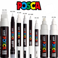 Uni Posca Paint Marker Art Pens - All Sizes and Colours - Buy 4, Pay For 3
