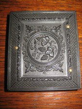 Antique black vulcanite - antique, cased