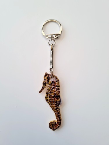Handmade wooden keyring
