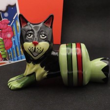 Lorna Bailey Christmas Cracker Cat Signed Base 3/3 Free Lorna Bailey Xmas Card