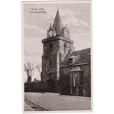 INVERKEITHING Town Hall, Fife Postcard Unused