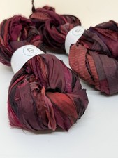 Sari silk ribbon, ribbon yarn
