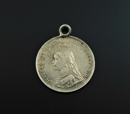 Antique victorian lucky silver - antique,