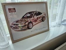 Rover Tomcat Coupe Framed Poster A3 Sectioned With Club Calendar 