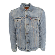 Levi’s Trucker Denim Jacket Size M Medium Blue Vintage 100% Cotton Red Tab USA