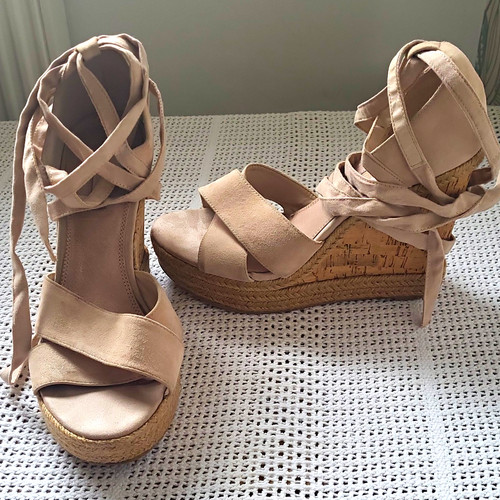 Topshop faux suede - suede, beige