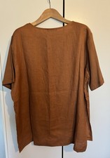 Beaumont Organic Tunic Brown Linen New Small