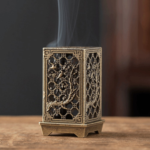 Brass material incense burner - brass,