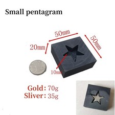 Graphite Ingot Bar Mold Mould Crucible for Melting Gold Silver Casting Refining