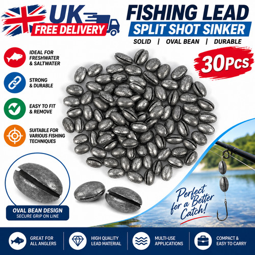 Fishing lead split - lead, shot