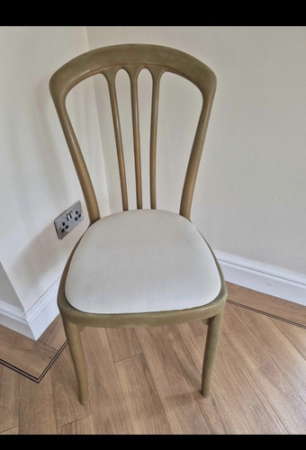 100 gold chairs - with, pads