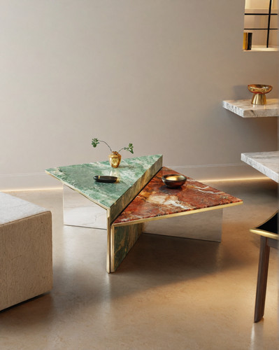 Natural onyx coffee table - onyx,