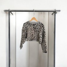 Zara Cropped Leopard Print