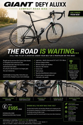 Giant defy aluxx compact - giant, men's