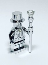 Lego Chrome Plated Mr Silver