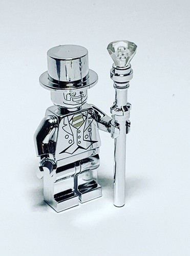 Lego chrome plated silver - lego, mr