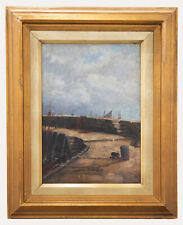 Early 20th Century Framed Oil - Mooring The Boat