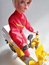 Sindy Scooter Wing Mirror Repro Item 3D Printed In ABS like Grey Resin. 