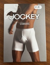 Jockey Classic Midway Y-Front Brief White 100% Cotton