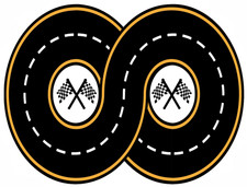 Edible Racing Track Cake