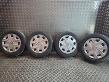 4 Steel Wheels With Tires R15 Citroen C3 185/65R15