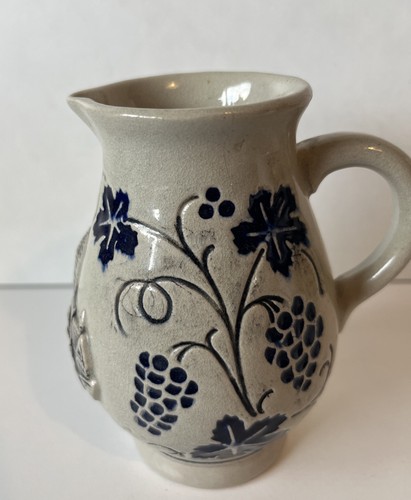 Vintage german stoneware jug - vintage,