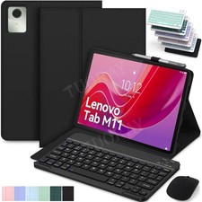 For Lenovo Tab M11 TB330FU 11 inch Tablet Wireless Bluetooth Keyboard Case Mouse