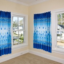  Flower Curtain Window