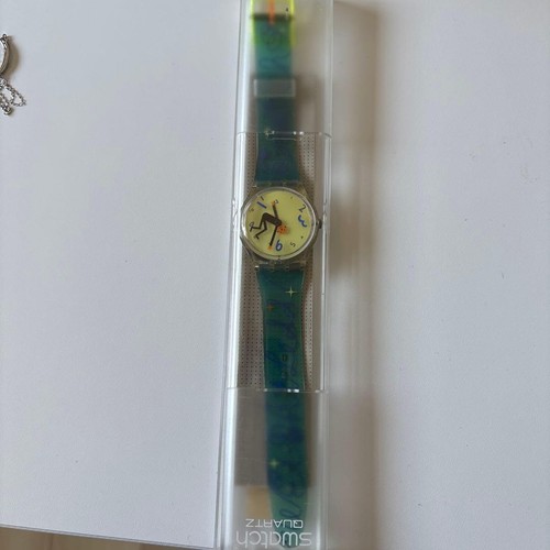 Swatch quartz watch blue - quartz,