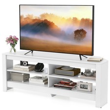 COSTWAY Corner TV Stand 3-Tier