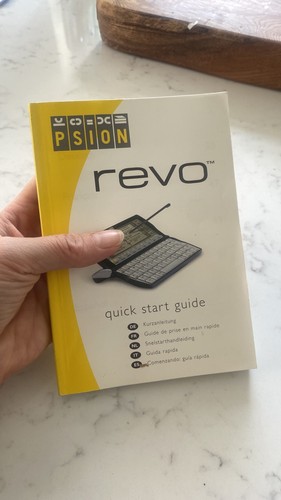 Psion revo quick start - revo,