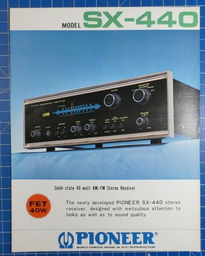 Pioneer model 440 flyer - model,