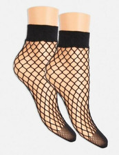 Fishnet Ankle High Socks 2