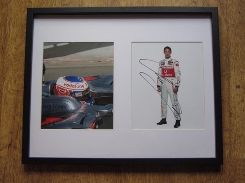 Signed and framed jenson - and,