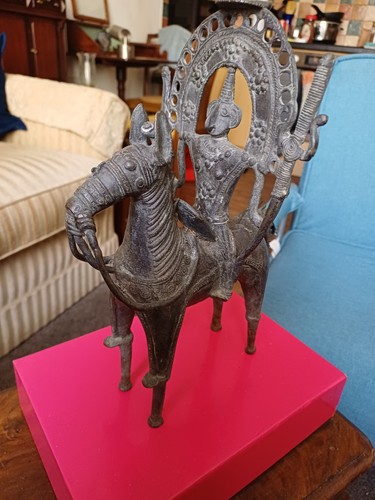 Antique indian dhokra bronze - indian,