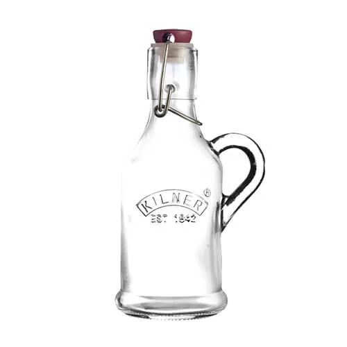 Kilner clip top bottle 200ml - top,