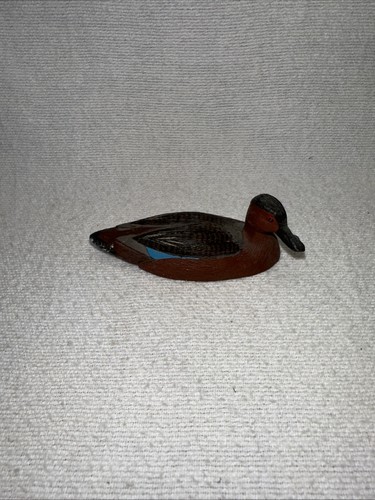 Vtg decoy duck mini - duck, figurine