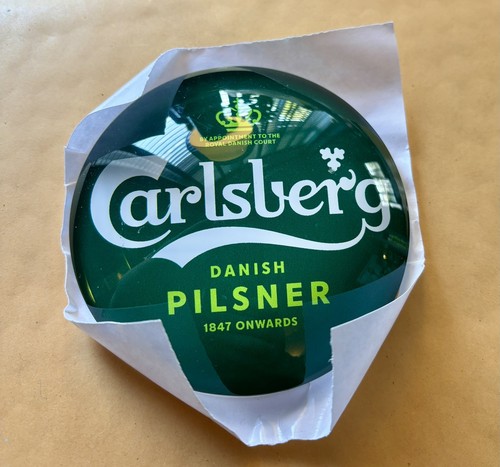 Carlsberg lager round fish eye - carlsberg,
