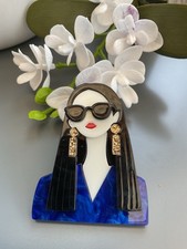 Fab and Trendy Acrylic Brooch