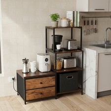 Mini Fridge Coffee Bar Station