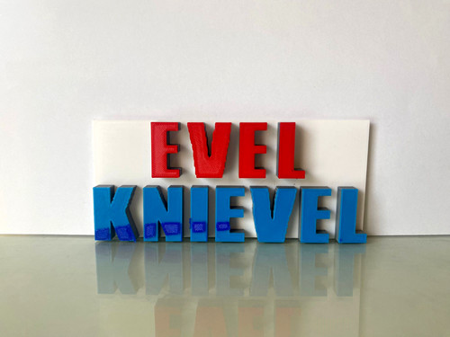 Evel knievel logo american - logo,