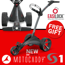 MOTOCADDY 2025 S1 ELECTRIC GOLF TROLLEY +STANDARD LITHIUM BATTERY +FREE GIFT