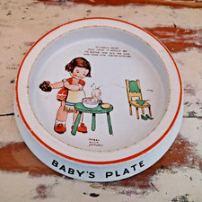 Vintage Shelley Baby’s Plate By Mabel Lucie Attwell ~ If I had a Fairy