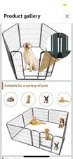 Heavy Duty Puppy Play Pen Whelping Box /Dog Enclosure / Playpens high 120 cm
