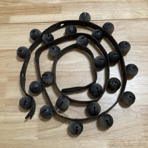 Antique sleigh bells - bells, on