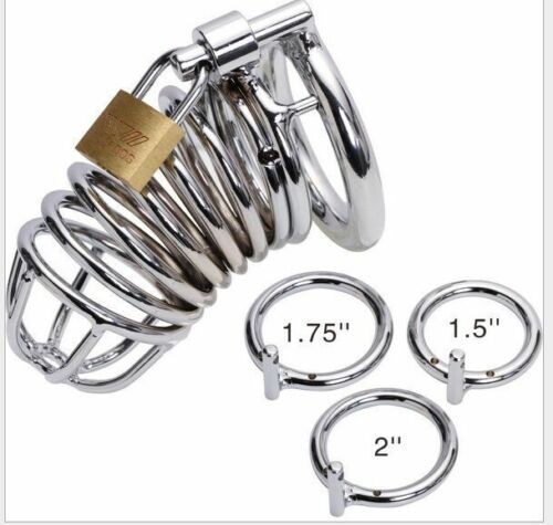 Male metal chastity cage - chastity, 3